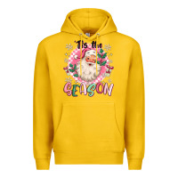 Lemon pink santa 'tis the season Premium Hoodie - MaliasSmallBusiness