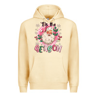 Pina Colada pink santa 'tis the season Premium Hoodie - MaliasSmallBusiness
