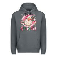 Rock pink santa 'tis the season Premium Hoodie - MaliasSmallBusiness