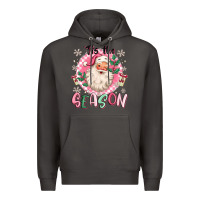 Smoke pink santa 'tis the season Premium Hoodie - MaliasSmallBusiness