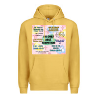 Antique Gold daily bible affirmations Premium Hoodie - MaliasSmallBusiness
