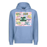 Colony Blue daily bible affirmations Premium Hoodie - MaliasSmallBusiness