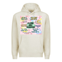 Oatmeal Heather daily bible affirmations Premium Hoodie - MaliasSmallBusiness