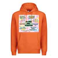 Carrot daily bible affirmations Premium Hoodie - MaliasSmallBusiness