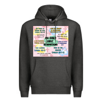 Charcoal Heather daily bible affirmations Premium Hoodie - MaliasSmallBusiness