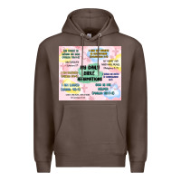 Coffee daily bible affirmations Premium Hoodie - MaliasSmallBusiness