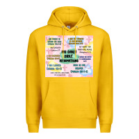 Lemon daily bible affirmations Premium Hoodie - MaliasSmallBusiness