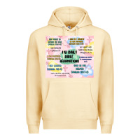 Pina Colada daily bible affirmations Premium Hoodie - MaliasSmallBusiness