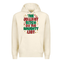 Tofu the jolliest bitch on the naughty list Premium Hoodie - MaliasSmallBusiness