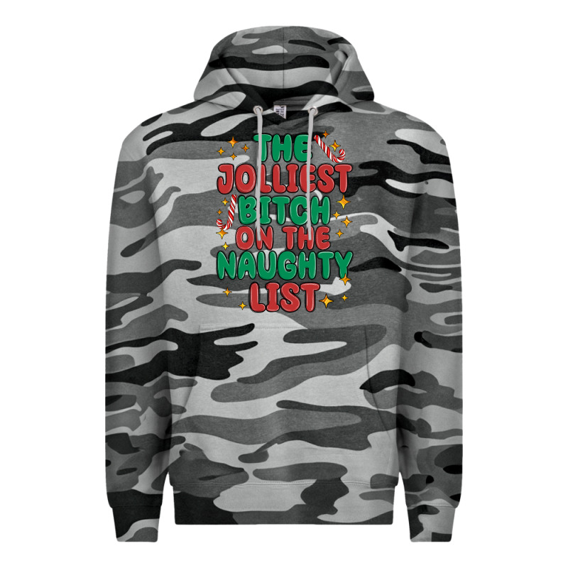 The Jolliest Bitch On The Naughty List Premium Hoodie by MaliasSmallBusiness | Teevron
