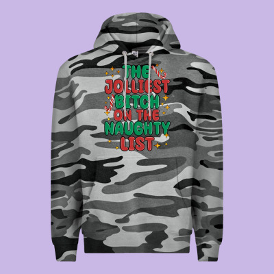 Premium Hoodie the jolliest bitch on the naughty list