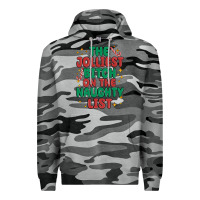 Slate Camo the jolliest bitch on the naughty list Premium Hoodie - MaliasSmallBusiness