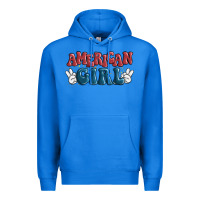True Royal american girl Premium Hoodie - MaliasSmallBusiness