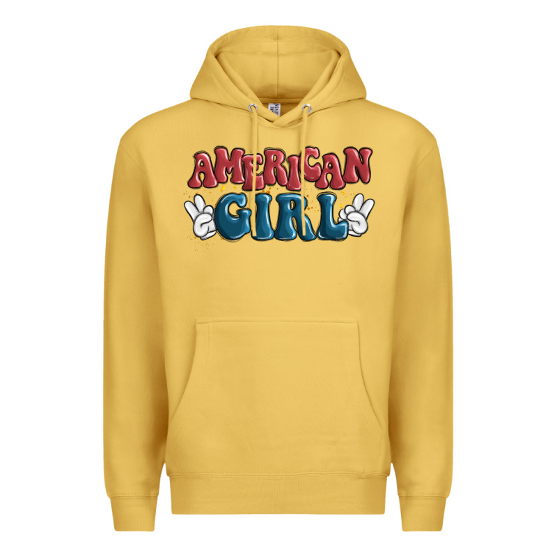 American Girl Premium Hoodie by MaliasSmallBusiness | Teevron
