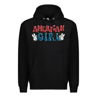 Black american girl Premium Hoodie - MaliasSmallBusiness