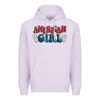Lilac american girl Premium Hoodie - MaliasSmallBusiness