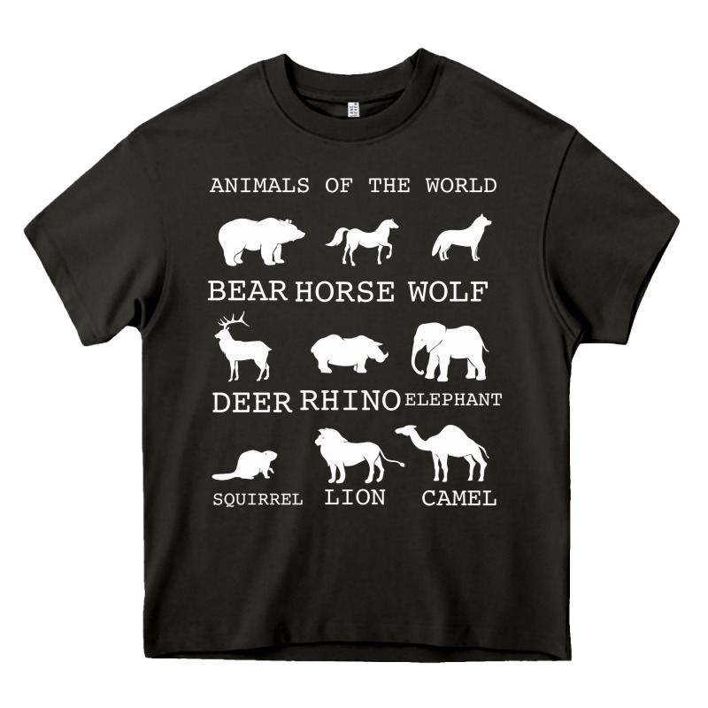 Animals Of The World Heavy Core Tee by Bettercallsaul | Teevron