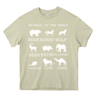 Mossy Animals Of The World Heavy Core Tee - Bettercallsaul