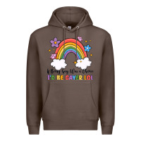 If Being Gay Was A Choice I'd Be Gayer Lol Premium Hoodie | Teevron