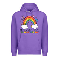 Purple if being gay was a choice i'd be gayer lol Premium Hoodie - MaliasSmallBusiness