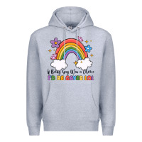 Heather Grey if being gay was a choice i'd be gayer lol Premium Hoodie - MaliasSmallBusiness