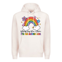 Pale Pink if being gay was a choice i'd be gayer lol Premium Hoodie - MaliasSmallBusiness