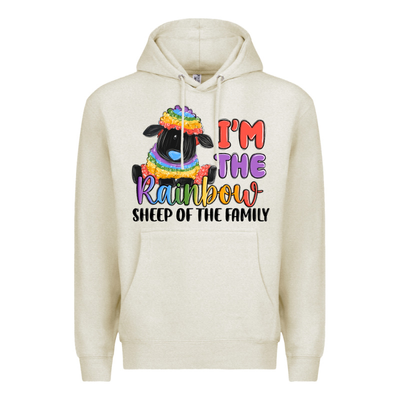 I'm The Rainbow Sheep Of The Family Premium Hoodie by MaliasSmallBusiness | Teevron