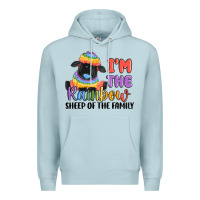 Blue Mist i'm the rainbow sheep of the family Premium Hoodie - MaliasSmallBusiness
