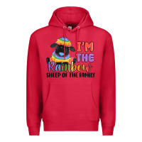 Cardinal i'm the rainbow sheep of the family Premium Hoodie - MaliasSmallBusiness