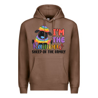 Chestnut i'm the rainbow sheep of the family Premium Hoodie - MaliasSmallBusiness