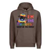 Coffee i'm the rainbow sheep of the family Premium Hoodie - MaliasSmallBusiness
