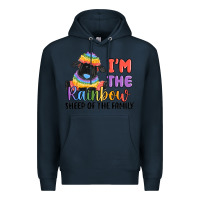 Navy i'm the rainbow sheep of the family Premium Hoodie - MaliasSmallBusiness