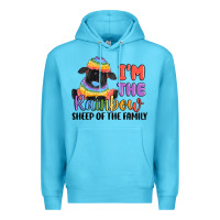 Ocean Blue i'm the rainbow sheep of the family Premium Hoodie - MaliasSmallBusiness
