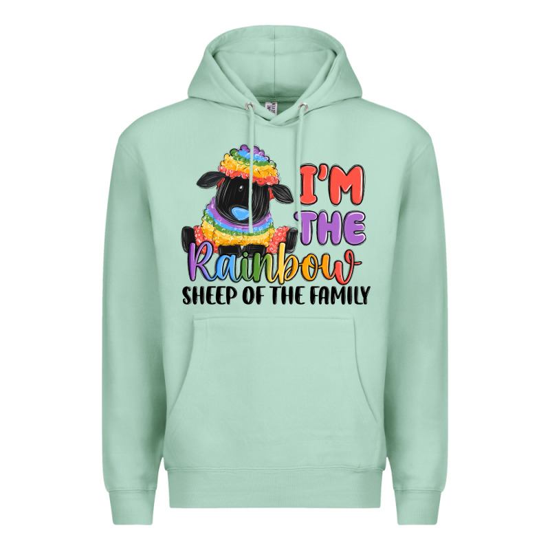 I'm The Rainbow Sheep Of The Family Premium Hoodie by MaliasSmallBusiness | Teevron