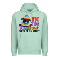 Seafoam i'm the rainbow sheep of the family Premium Hoodie - MaliasSmallBusiness