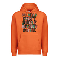 Carrot my bells don't jingle without coffee Premium Hoodie - MaliasSmallBusiness