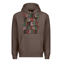 Coffee my bells don't jingle without coffee Premium Hoodie - MaliasSmallBusiness