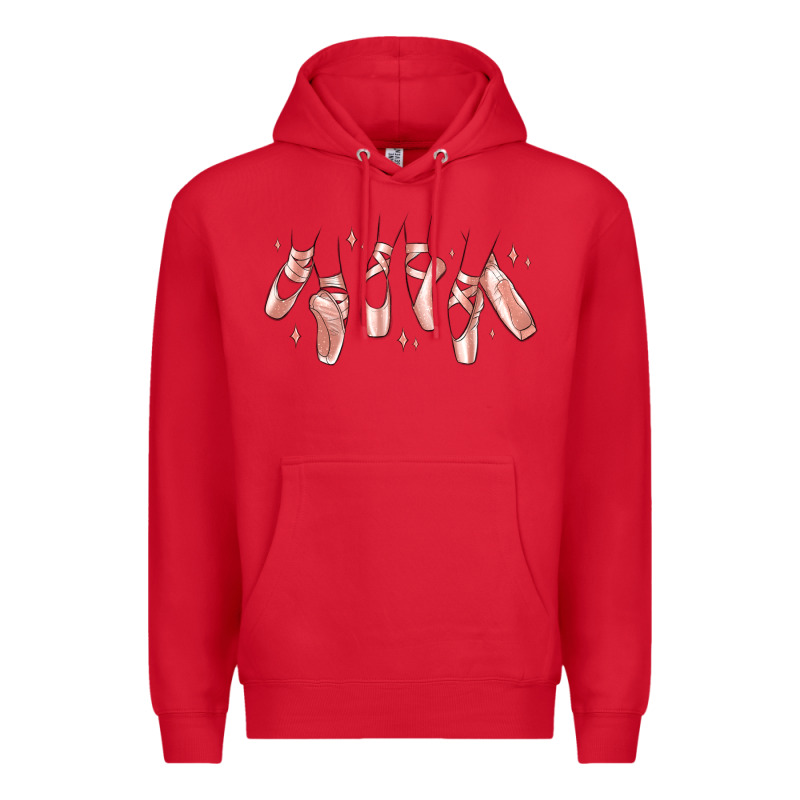 Ballerina Ballet Shoes Premium Hoodie by MaliasSmallBusiness | Teevron