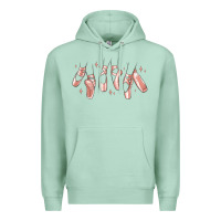 Seafoam ballerina ballet shoes Premium Hoodie - MaliasSmallBusiness