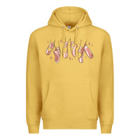 Antique Gold ballerina ballet shoes Premium Hoodie - MaliasSmallBusiness