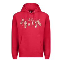 Cardinal ballerina ballet shoes Premium Hoodie - MaliasSmallBusiness