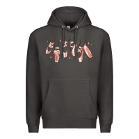 Smoke ballerina ballet shoes Premium Hoodie - MaliasSmallBusiness