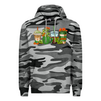 Slate Camo cactus coffee cups Premium Hoodie - AdoDesignShop