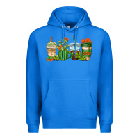 True Royal cactus coffee cups Premium Hoodie - AdoDesignShop