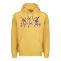 Antique Gold christmas ballerina shoes Premium Hoodie - MaliasSmallBusiness