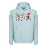 Blue Mist christmas ballerina shoes Premium Hoodie - MaliasSmallBusiness