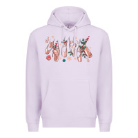 Lilac christmas ballerina shoes Premium Hoodie - MaliasSmallBusiness
