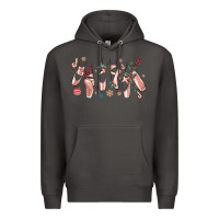 Christmas Ballerina Shoes Premium Hoodie | Teevron
