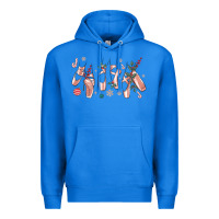 True Royal christmas ballerina shoes Premium Hoodie - MaliasSmallBusiness