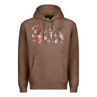 Chestnut christmas ballerina shoes Premium Hoodie - MaliasSmallBusiness
